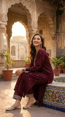 BUYEX - 2PCS EMBROIDERED UNSTITCHED LAWN SUIT #RWQ064