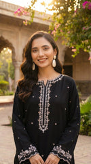 BUYEX - 2PCS EMBROIDERED UNSTITCHED LAWN SUIT #RWQ065