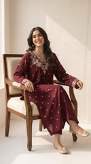 BUYEX - 2PCS EMBROIDERED UNSTITCHED LAWN SUIT #RWQ068