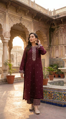 BUYEX - 2PCS EMBROIDERED UNSTITCHED LAWN SUIT #RWQ064