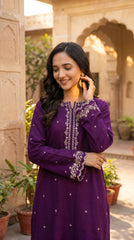 BUYEX - 2PCS EMBROIDERED UNSTITCHED LAWN SUIT #RWQ066