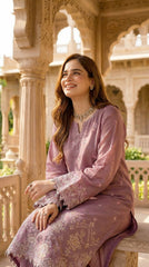 BUYEX - 2PCS EMBROIDERED UNSTITCHED LAWN SUIT #RWQ070