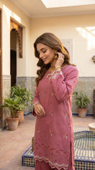 BUYEX - 2PCS EMBROIDERED UNSTITCHED LAWN SUIT #RWQ083