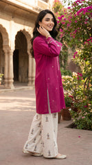 BUYEX - 2PCS EMBROIDERED UNSTITCHED LAWN SUIT #RWQ085