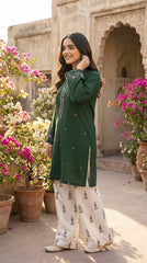 BUYEX - 2PCS EMBROIDERED UNSTITCHED LAWN SUIT #RWQ087