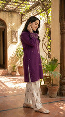 BUYEX - 2PCS EMBROIDERED UNSTITCHED LAWN SUIT #RWQ088