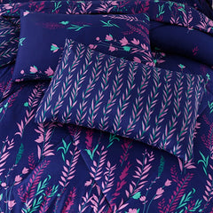 ROYAL BLUE KING COMFORTER SET – 7 PCS #NCS144