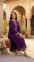 BUYEX - 2PCS EMBROIDERED UNSTITCHED LAWN SUIT #RWQ066