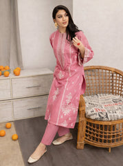 BUYEX - 2PCS EMBROIDERED UNSTITCHED LAWN SUIT #RWQ001