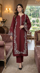 BUYEX - 2PCS EMBROIDERED UNSTITCHED LAWN SUIT #RWQ028