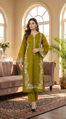 BUYEX - 2PCS EMBROIDERED UNSTITCHED LAWN SUIT #RWQ081