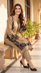 BUYEX - 2PCS EMBROIDERED UNSTITCHED LAWN SUIT #RWQ031