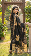 BUYEX - 3PCS UNSTITCHED PREMIUM LAWN SUIT #RWQ093