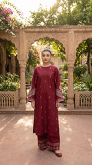 BUYEX - 2PCS EMBROIDERED UNSTITCHED LAWN SUIT #RWQ076