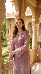 BUYEX - 2PCS EMBROIDERED UNSTITCHED LAWN SUIT #RWQ070