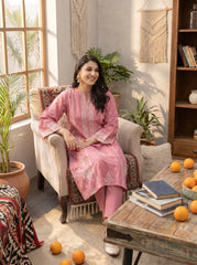 BUYEX - 2PCS EMBROIDERED UNSTITCHED LAWN SUIT #RWQ001