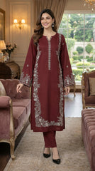 BUYEX - 2PCS EMBROIDERED UNSTITCHED LAWN SUIT #RWQ028