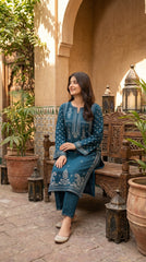 BUYEX - 2PCS EMBROIDERED UNSTITCHED LAWN SUIT #RWQ004