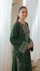 BUYEX - 2PCS EMBROIDERED UNSTITCHED LAWN SUIT #RWQ107