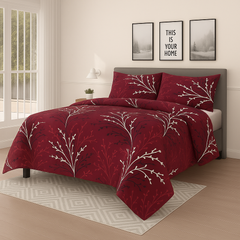 RED RECON KING BED SHEET SET - NBD170