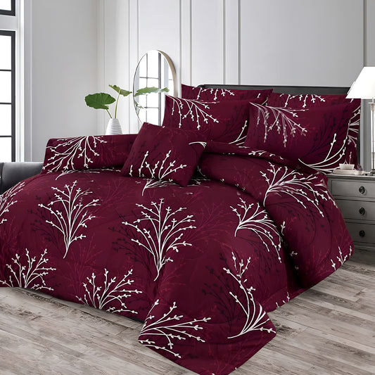 RED RECON KING COMFORTER SET – 7 PCS #NCS170