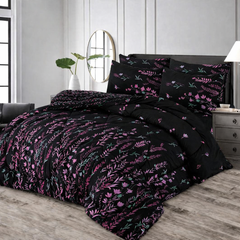 ROYAL BLACK KING COMFORTER SET – 7 PCS #NCS215