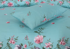 SKYBLUE KING BED SHEET SET NBD93