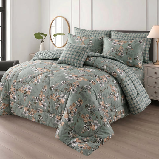 TRACE KING COMFORTER SET – 7 PCS #NCS246