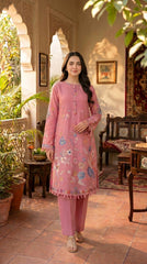 BUYEX - 2PCS EMBROIDERED UNSTITCHED LAWN SUIT #RWQ014