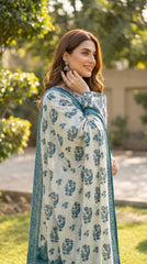 BUYEX - 3PCS UNSTITCHED PREMIUM LAWN SUIT #RWQ095