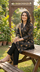 BUYEX - 3PCS UNSTITCHED PREMIUM LAWN SUIT #RWQ093