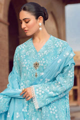 BREEZE LAWN 3PC EMBROIDERED UNSTITCHED D#1108