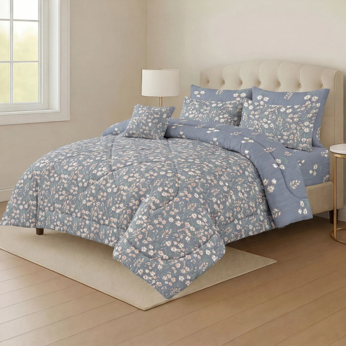 LEOPOLD KING COMFORTER SET – 7 PCS #NCS229