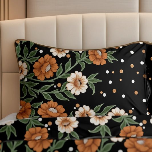 ORANGI KING BED SHEET SET BDS#67