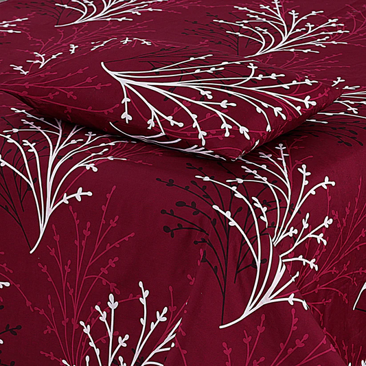 RED RECON KING BED SHEET SET - NBD170