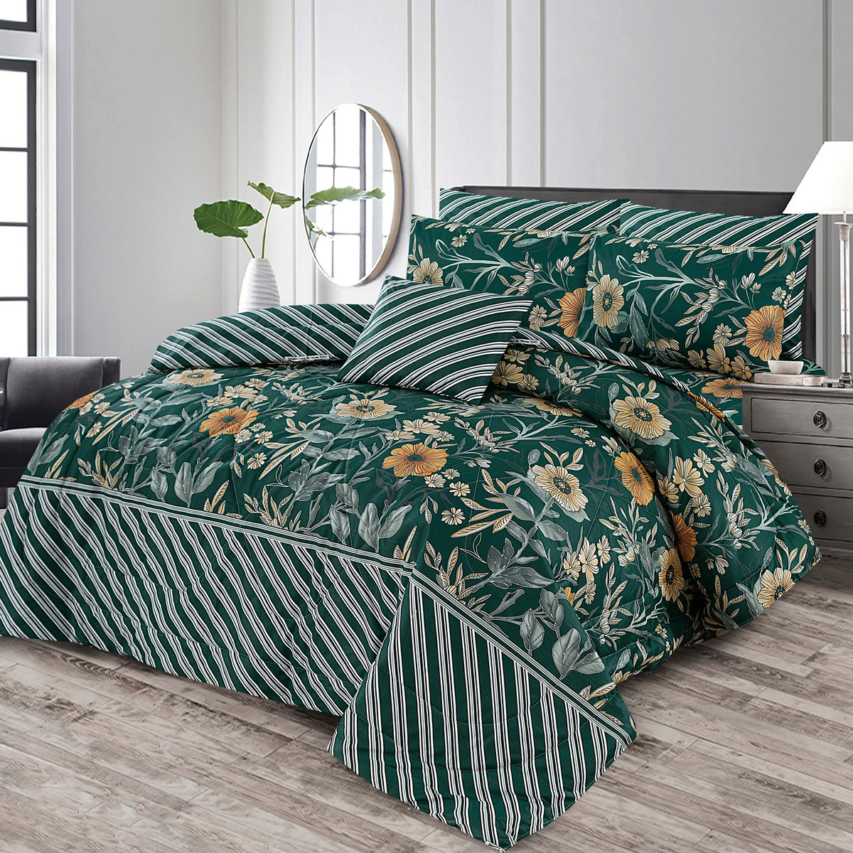 HUDDLE SUMMER KING COMFORTER SET – 7 PCS #NCS145