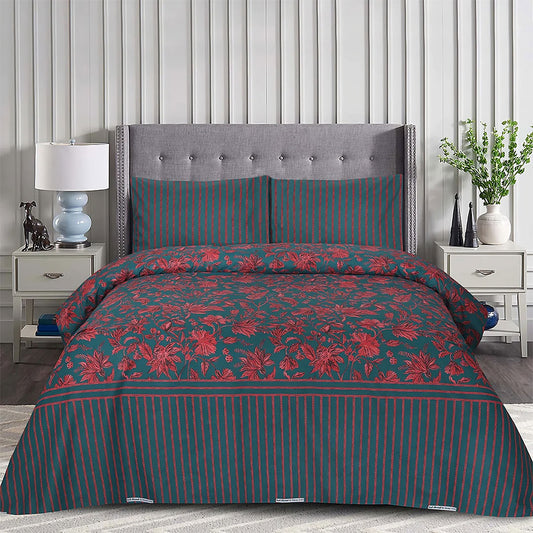 BLUEON KING BED SHEET SET NBD82
