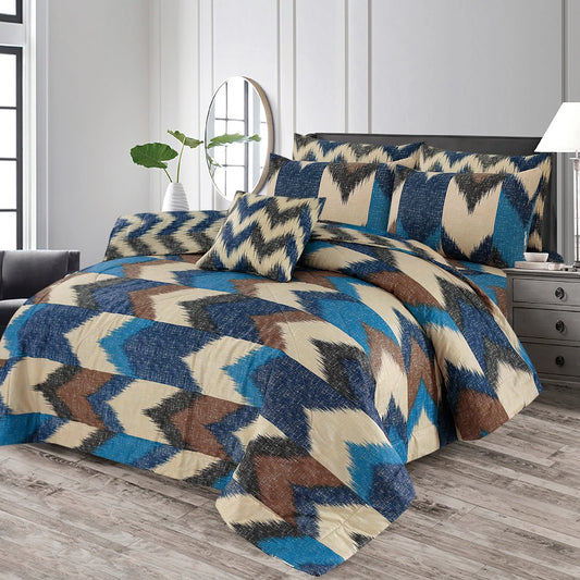 BUMP SUMMER KING COMFORTER SET – 7 PCS #NCS179