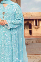 BREEZE LAWN 3PC EMBROIDERED UNSTITCHED D#1108