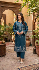 BUYEX - 2PCS EMBROIDERED UNSTITCHED LAWN SUIT #RWQ004