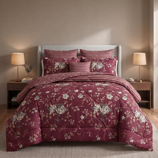 ICONIC RECON COTTON COMFORTER SET – 7 PCS