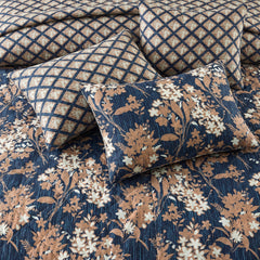 ICONIC BLUEON COTTON COMFORTER SET – 7 PCS