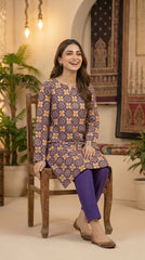 BUYEX - 2PCS PRINTED UNSTITCHED LAWN SUIT #RWQ096