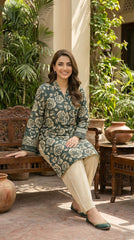 BUYEX - 2PCS PRINTED UNSTITCHED LAWN SUIT #RWQ097