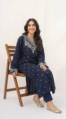 BUYEX - 2PCS EMBROIDERED UNSTITCHED LAWN SUIT #RWQ072