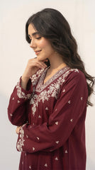 BUYEX - 2PCS EMBROIDERED UNSTITCHED LAWN SUIT #RWQ068