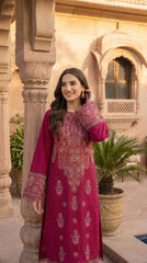 BUYEX - 2PCS EMBROIDERED UNSTITCHED LAWN SUIT #RWQ080