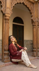 BUYEX - 2PCS EMBROIDERED UNSTITCHED LAWN SUIT #RWQ089