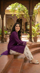 BUYEX - 2PCS EMBROIDERED UNSTITCHED LAWN SUIT #RWQ088