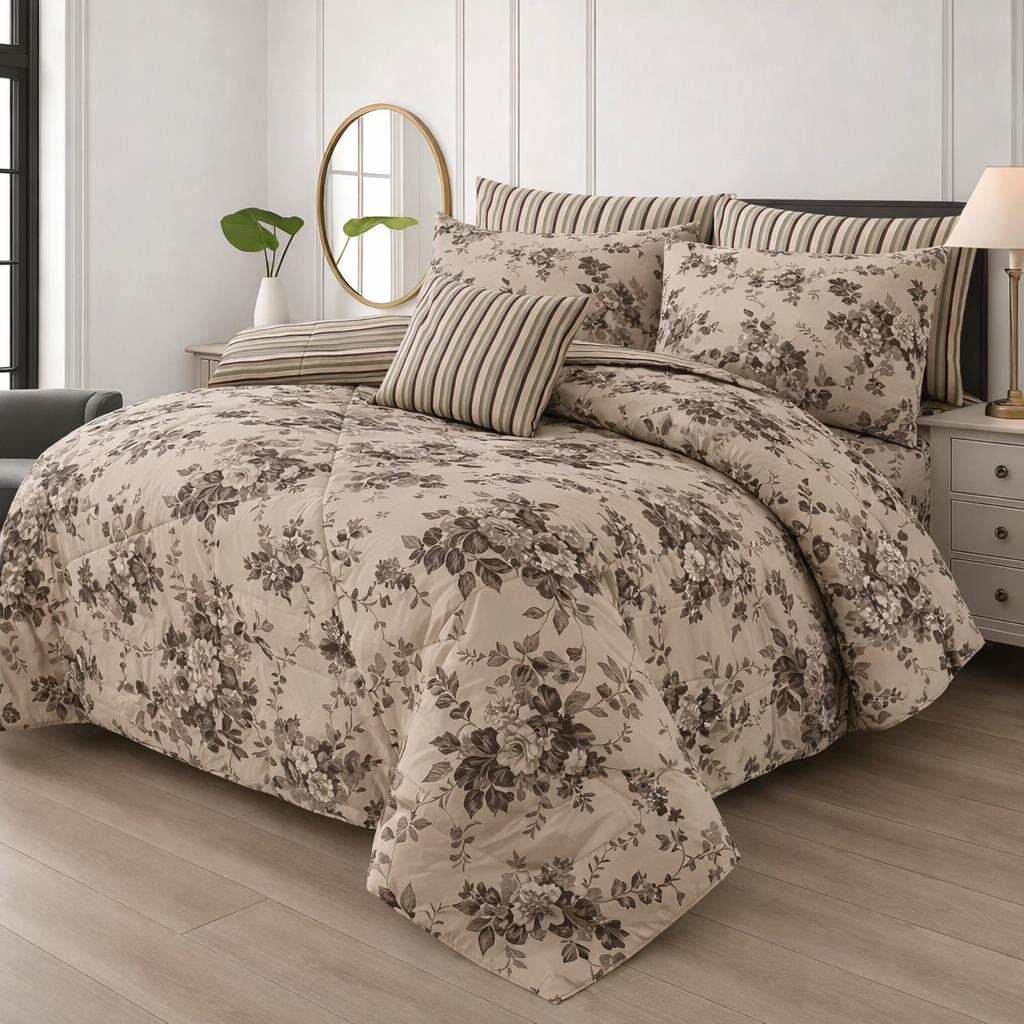 HUDSON KING COMFORTER SET – 7 PCS #NCS206